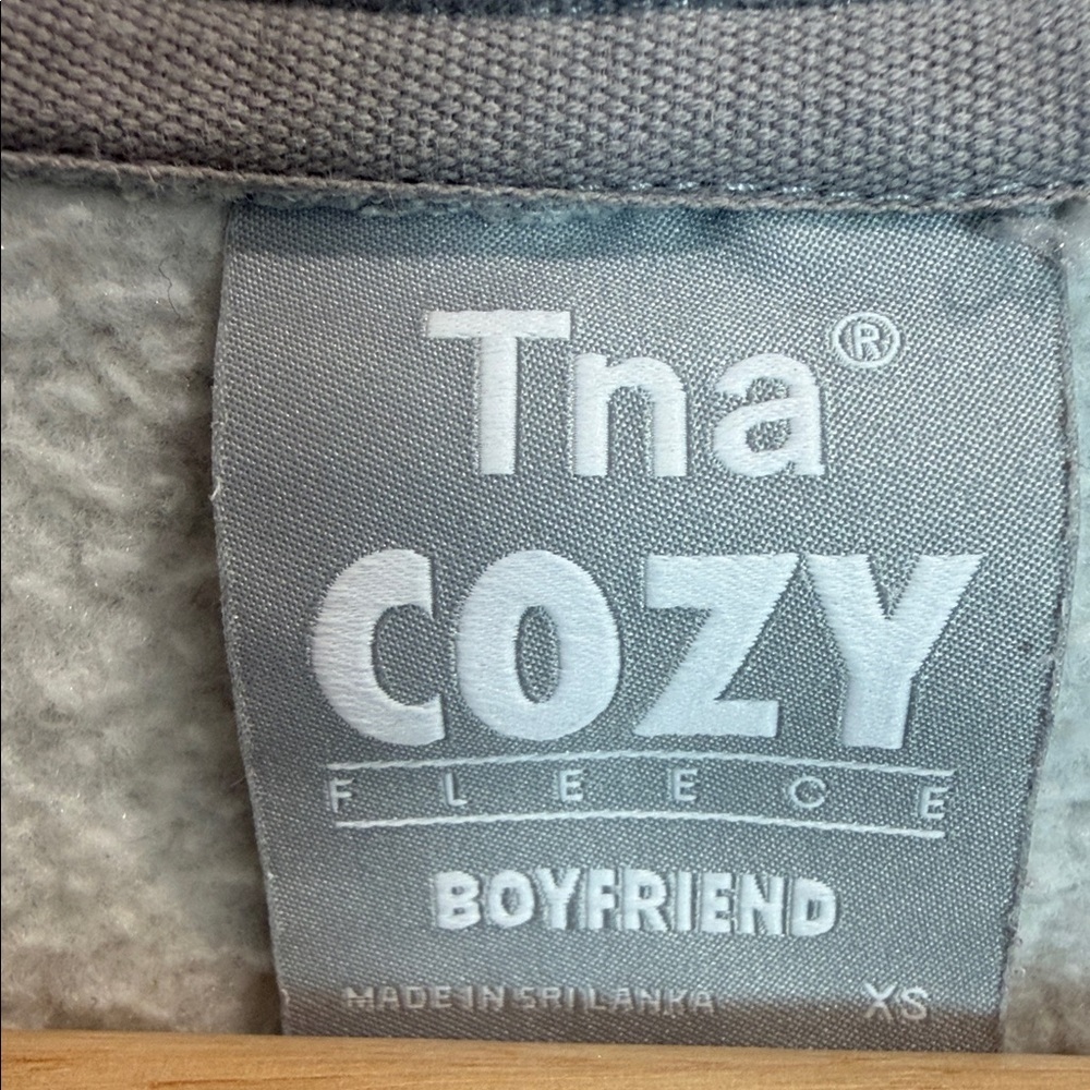 TNA Light Gray Cozy Pullover Hoodie - Picture 2 of 4